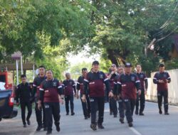 Kapolda Aceh Olahraga bersama Personel