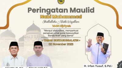 Banda Aceh akan Gelar Maulid Raya di Taman Sari