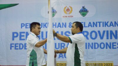 PB Federasi Kurash Indonesia Kukuhkan Pengurus Ferkushi Aceh