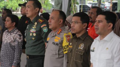 Dandim 0101/KBA Hadiri Simulasi Pemungutan dan Penghitungan suara Pemilu 2024