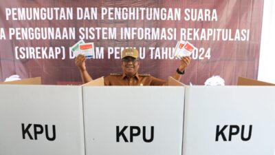 KIP Lhokseumawe Gelar Simulasi Pemungutan dan Penghitungan Suara Pemilu