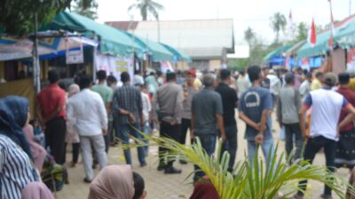 Ribuan Warga Desa Ujung Blang Lhokseumawe Antusian Gunakan Hak Pilih di TPS