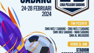 PSSI Sabang Gelar Liga Pelajar, Lima Tim Siap Ramaikan