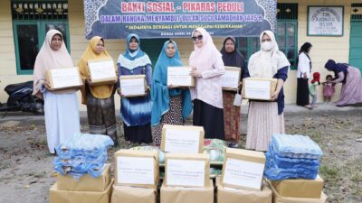 Sambut Ramadhan, PIKABAS Bank Aceh Syariah Salurkan Bantuan Paket Sembako