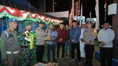 Tinjau Pos Pengamanan Lebaran 2024, Pj Bupati Iswanto Minta Pemudik Berhati-hati