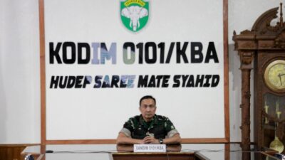 Dandim 0101/Kota Banda Aceh Ikut Rakor PAT dan Penandatanganan Nota Kesepahaman Mentan dan Mendagri