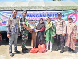 Jelang Idul Adha 1445 H, Warga Lhoong Padati Gelaran Pangan Murah Pemkab Aceh Besar