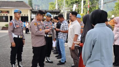 Cegah Judi Online, HP Personil Polres Aceh Tengah Dicek Propam