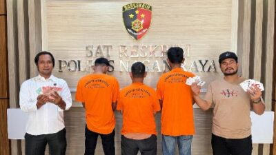 Satreskrim Polres Nagan Raya Kembali Amankan Tiga Pelaku Judi Online