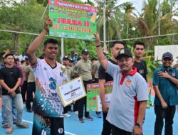 Asisten II Setdakab Aceh Besar Hadiri Penutupan Turnamen Voli Dandim Cup 2024 