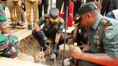 Pangdam IM dan Ibu Ketua Persit KCK Daerah IM Silaturahmi di Kodim Persiapan Kabupaten Aceh Timur
