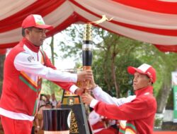 Dari Ujung Barat Indonesia, Api PON XXI Aceh-Sumut Diarak Keliling Aceh