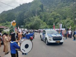 Polres Aceh Jaya Amankan dan Kawal Kirab Api PON XXI Aceh-Sumut 2024