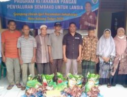 Pemerintah Gampong Aneuk Laot Salurkan Bantuan Sembako untuk Lansia