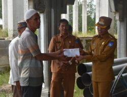 Pemko Langsa Bantu 100 Sak Semen untuk Masjid Sedang Dibangun di Lima Kecamatan