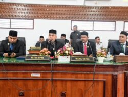 DPRK Aceh Besar Gelar Paripurna Penetapan Pasangan Bupati – Wakil Bupati Aceh Besar Terpilih