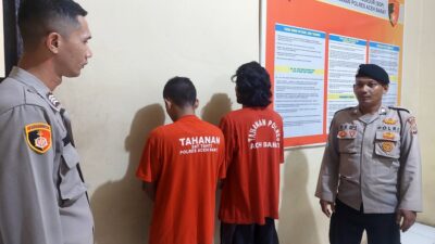 Polres Aceh Barat Amankan Dua Pria Terlibat Kasus Pencurian Mesin Hand Tractor