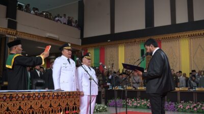 Gubernur Muzakir Manaf: Atasi Banjir di Aceh Tenggara Jangan ada Suara Chainsaw di Hutan