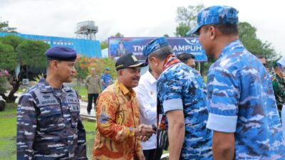 Asisten II Sekdakab Aceh Besar Sambut Kedatangan Pangkoopsud I di Lanud SIM