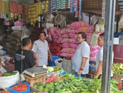 Polresta Banda Aceh dan Diskomukmdag Sidak Pasar Almahirah, Harga Bahan Pokok Relatif Stabil
