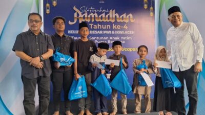 Silaturahmi Ramadhan 1446 H, PWI Aceh Gelar Buka Puasa Bersama dan Santuni 111 Anak Yatim
