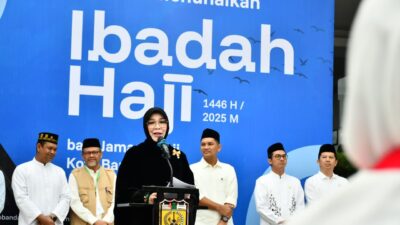 Lepas Jemaah Haji Asal Banda Aceh di Balai Kota, Ini Pesan Wali Kota Illiza