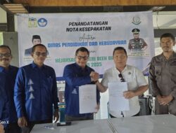 Disdikbud dan Kejari Aceh Besar Tanda Tangan Nota Kesepakatan Program JMS