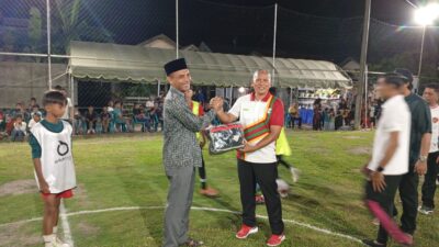 Andalkan Dana Desa, Gampong Lam Rukam Bangun Fasilitas Olahraga Mini Soccer