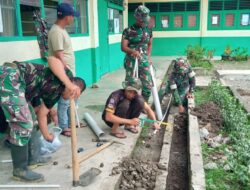 Dukung Program Kasad, Kodam IM Bangun Jaringan Air Bersih melalui Program TMMD