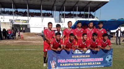 Pra PORA Sepakbola, Bantai Aceh Singkil 4-0, Aceh Selatan Segel Tiket PORA