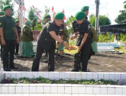 Warga Denpal IM/2 Meulaboh Gelar Ziarah TMP Sambut HUT ke-79 Peralatan TNI AD