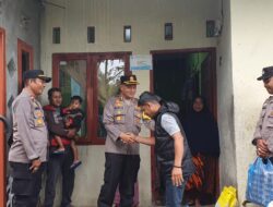 Kapolres Sabang Salurkan Bantuan Sembako Untuk Warga Terdampak Cuaca Ekstrem
