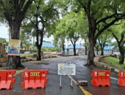 Cuaca Ekstrem, Jalan Depan Kantor Walikota Sabang Ditutup Sementara