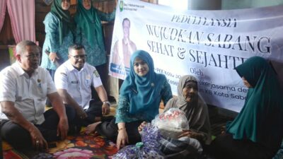 TP PKK Sabang Bersama Dinkes Salurkan Bantuan Lansia di Gampong Jaboi