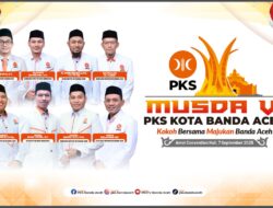 PKS Banda Aceh Akan Gelar Musda dan Pelantikan Pengurus Baru