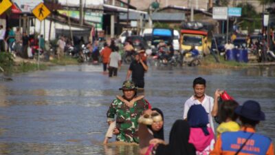 Kodam IM Kerahkan 1.250 Personel Bantu Evakuasi Warga Terjebak Banjir