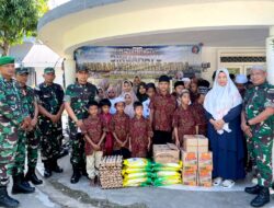 HUT ke-69 Kodam Iskandar Muda, Kodim 0101/KBA Sambangi Dua Yayasan Yatim Piatu