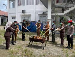 Kejari Nagan Raya Musnahkan Barang Bukti Perkara Inkrah Periode Desember 2025–Maret 2026