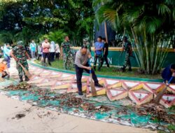 Jelang HUT ke-821 Kota Banda Aceh, Kodim 0101/KBA Gelar Aksi Bersih-Bersih di Tiga Lokasi Strategis