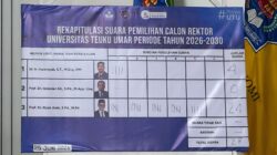 Prof Dr Nyak Amir Terpilih Sebagai Rektor Universitas Teuku Umar Periode 2026-2030