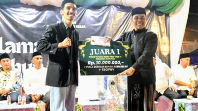 Gampong Lamkawe dan SMA Modal Bangsa Juara Pawai 1 Muharram 1448 H di Aceh Besar