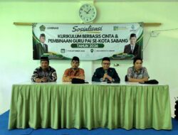 Kemenag Sabang Bekali 88 Guru PAI dengan Kurikulum Berbasis Cinta
