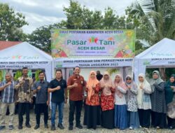 Distan Aceh Besar Hidupkan Kembali Pasar Tani, Tahap Awal Digelar Sebulan Sekali