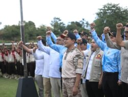 Dek Fadh Bakar Semangat 510 Laskar Gerindra Aceh di Kota Jantho