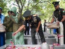 Pangdam IM Pimpin Ziarah Nasional HUT ke-81 TNI di Taman Makam Pahlawan Banda Aceh