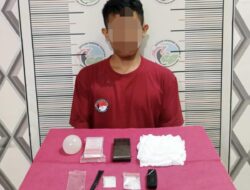 Diduga Terlibat Tindak Pidana Narkoba, Polisi Amankan Pria Darul Makmur