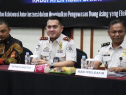 Perkuat Sinergi Lintas Instansi, Imigrasi Aceh Barat Gelar Rakor Tim Pengawasan Orang Asing