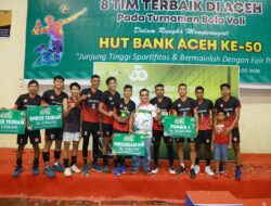 Singapore VC Juara Turnamen Voli Bank Aceh Action Cup 2023