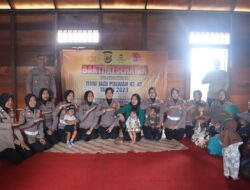 Meriahkan Hari Jadi Ke-75, Polwan Polres Bener Meriah Gelar Bakti Kesehatan