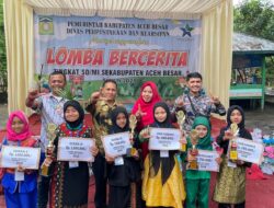 Dinas Arpus Aceh Besar Gelar Lomba Bercerita Tingkat SD Sederajat
